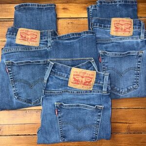 Levi's 511 Slim Fit Jeans Mens 30x30 31x30 Blue Denim Lot of 3 Classic Workwear